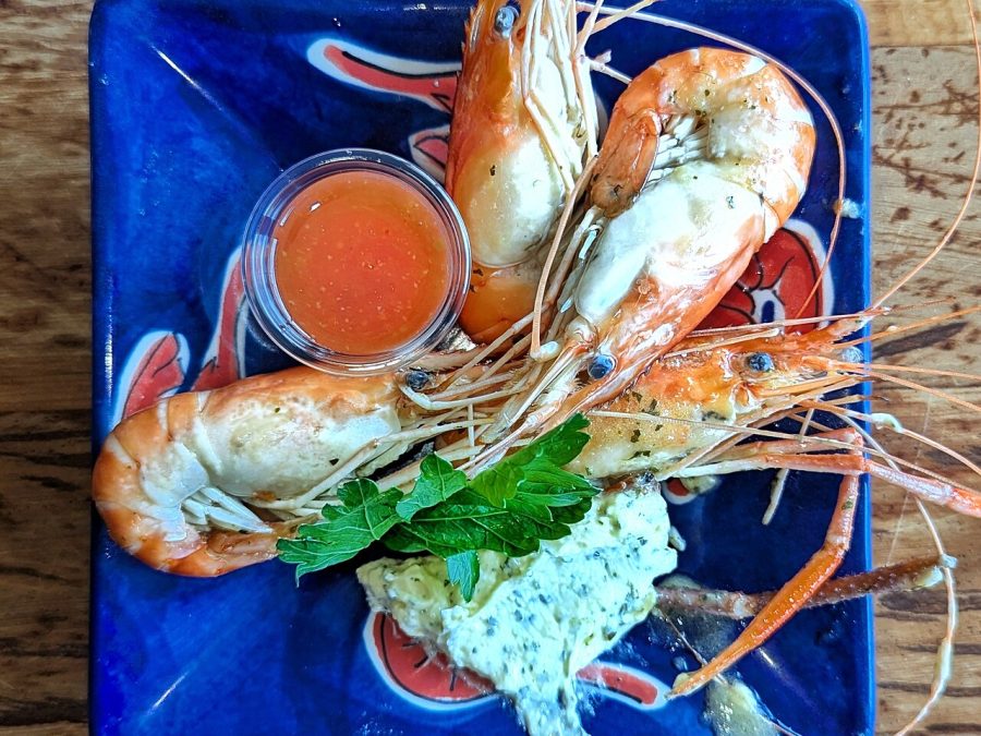 Crevettes royales à l'ail