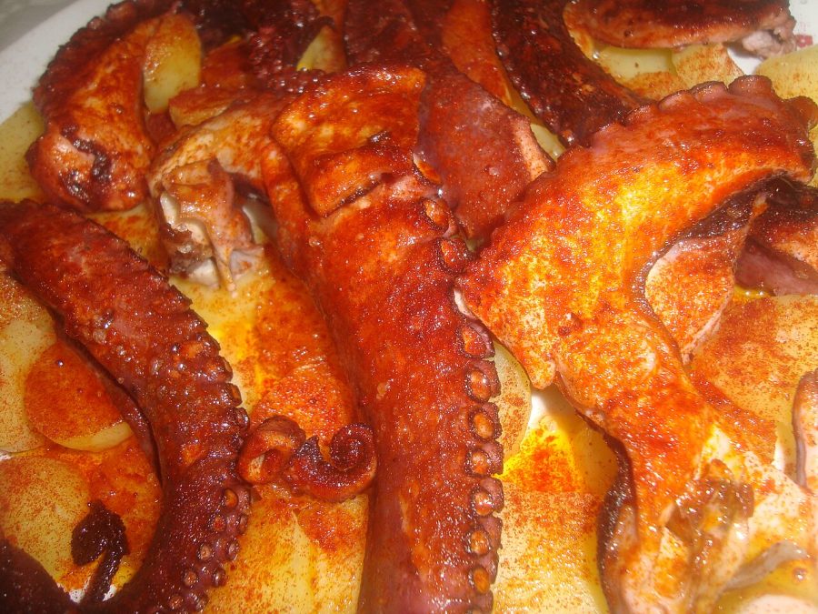 Salade de poulpe tiède